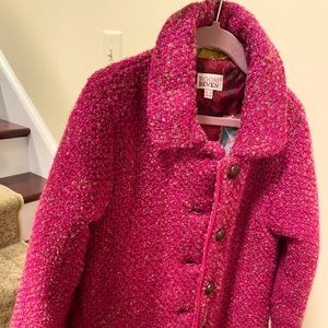 Claudette woolen coat with sleeping beauty lining